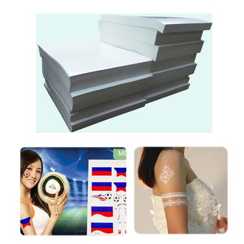 Screen Printing Water Slide merket papir for Temporary Tattoo