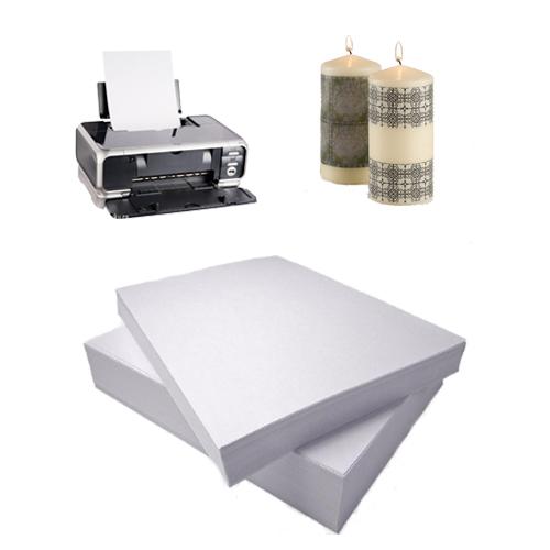 A4 Clear Inkjet Vodní skluzavka obraz Papír pro Candle