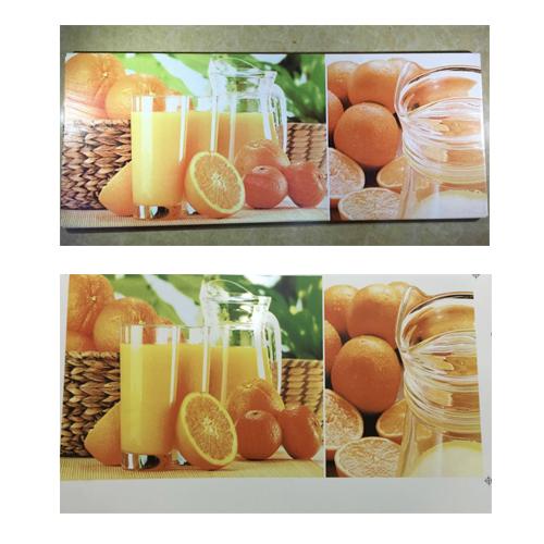Orange Pattern Water přestupu požární Samolepky na keramické dlaždice